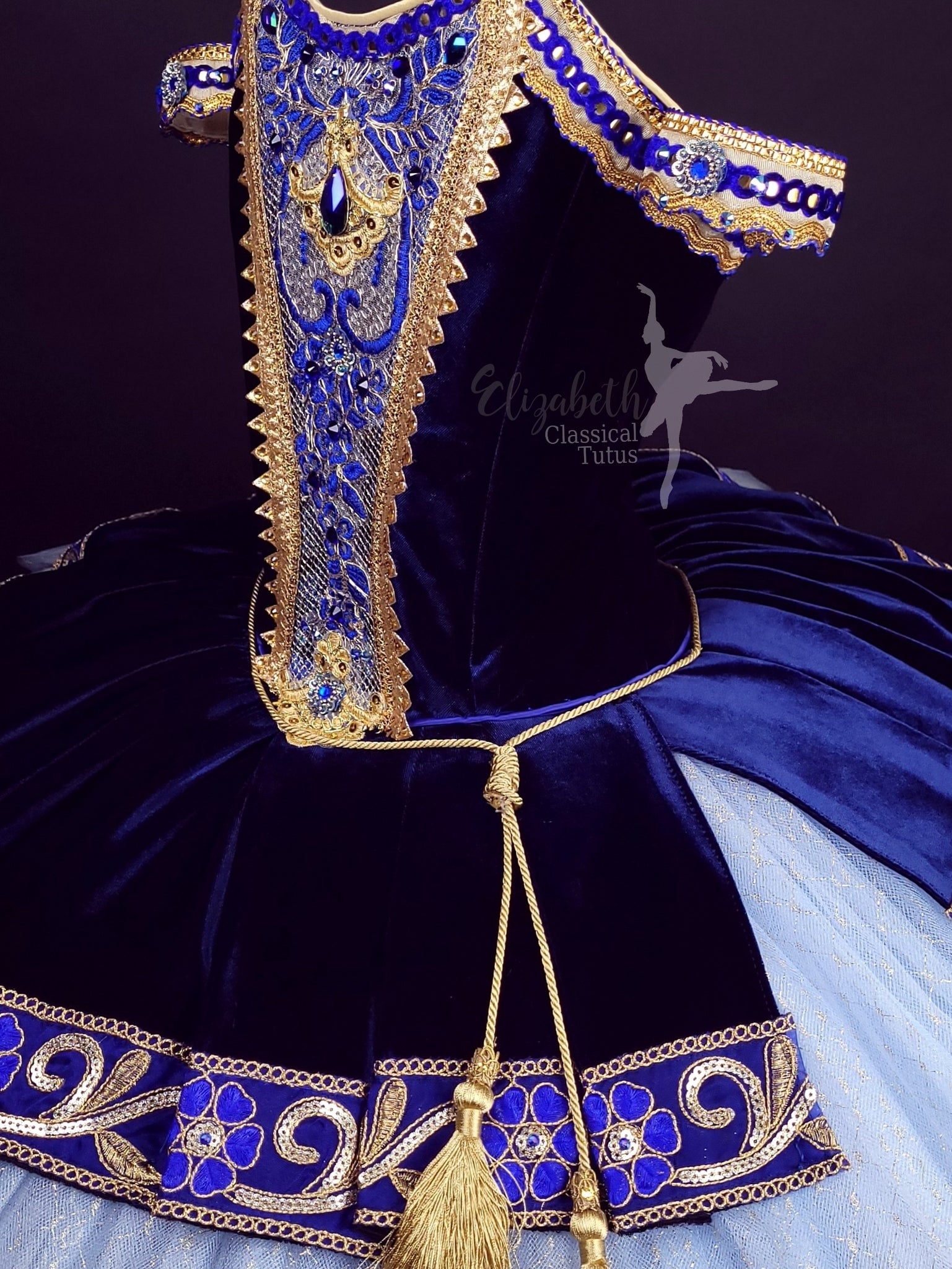 Pharoahs Daughter in Saphire Pleated Tutu