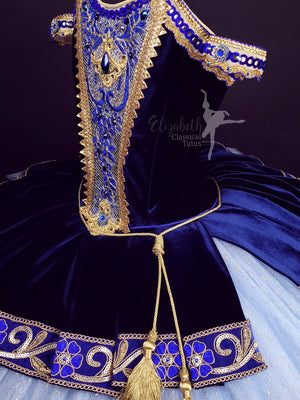 Pharoahs Daughter in Saphire Pleated Tutu