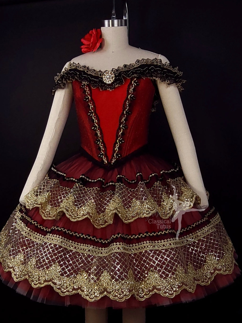 Paquita Red Bell Tutu