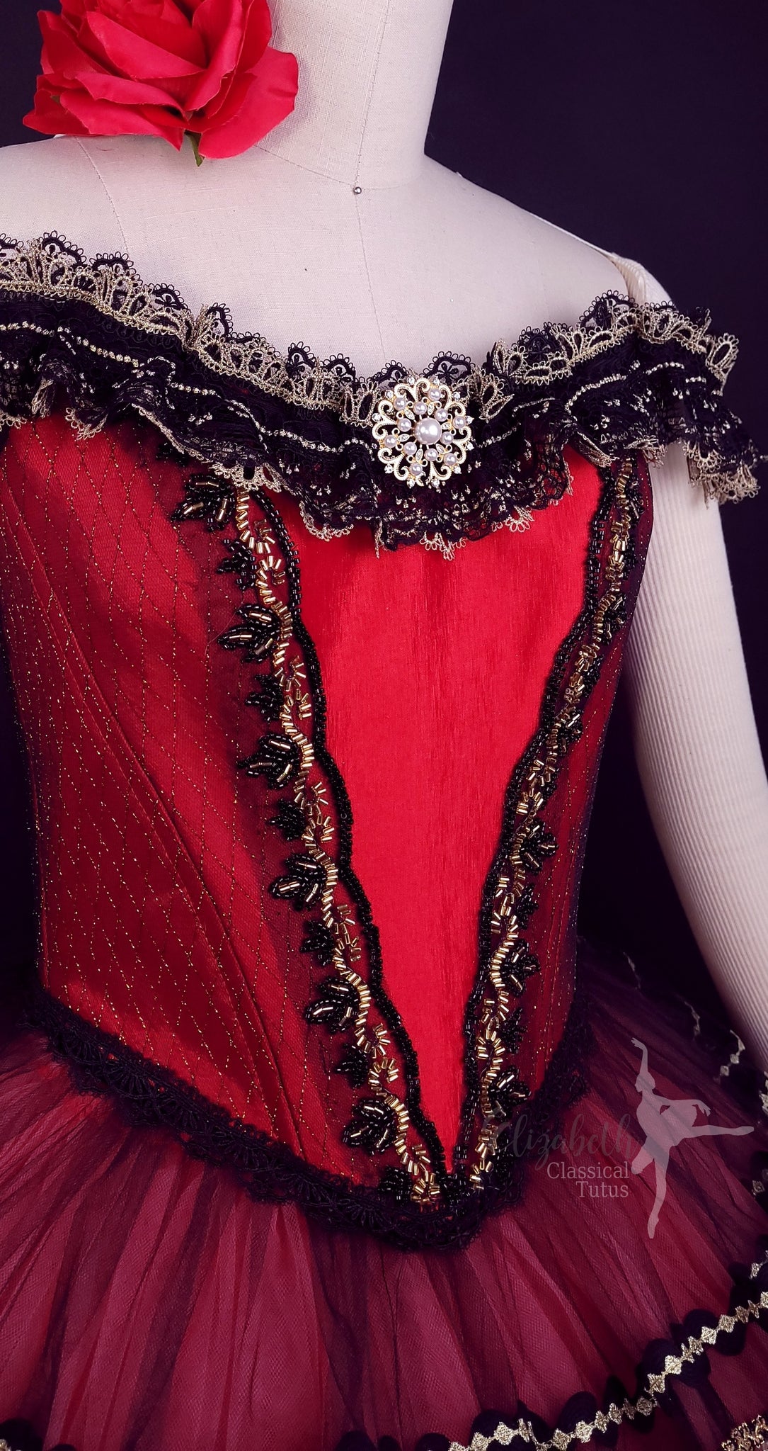 Paquita Red Bell Tutu