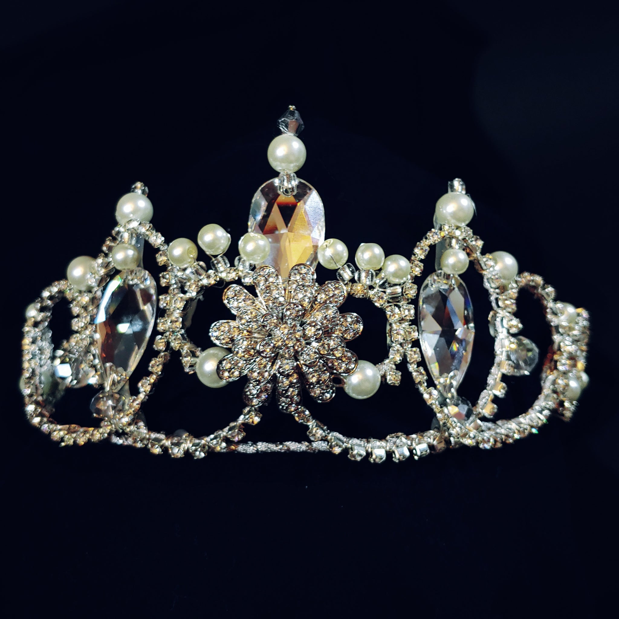 Classic Silver Crown Tiara