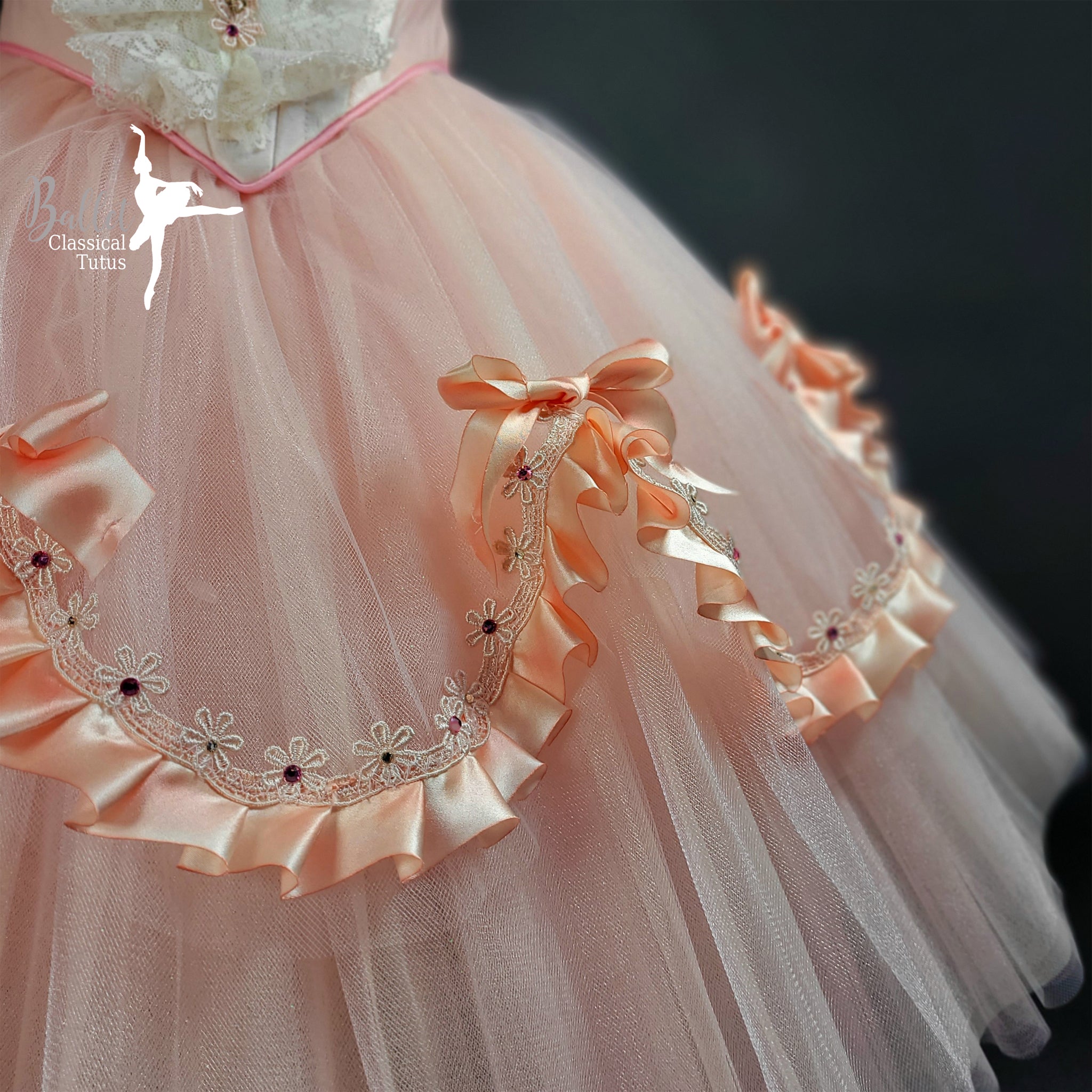 Pale Pink Fairy Doll Bell Tutu