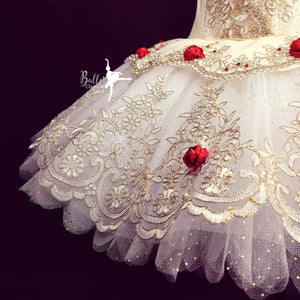 Ivory & Gold Paquita Professional Tutu