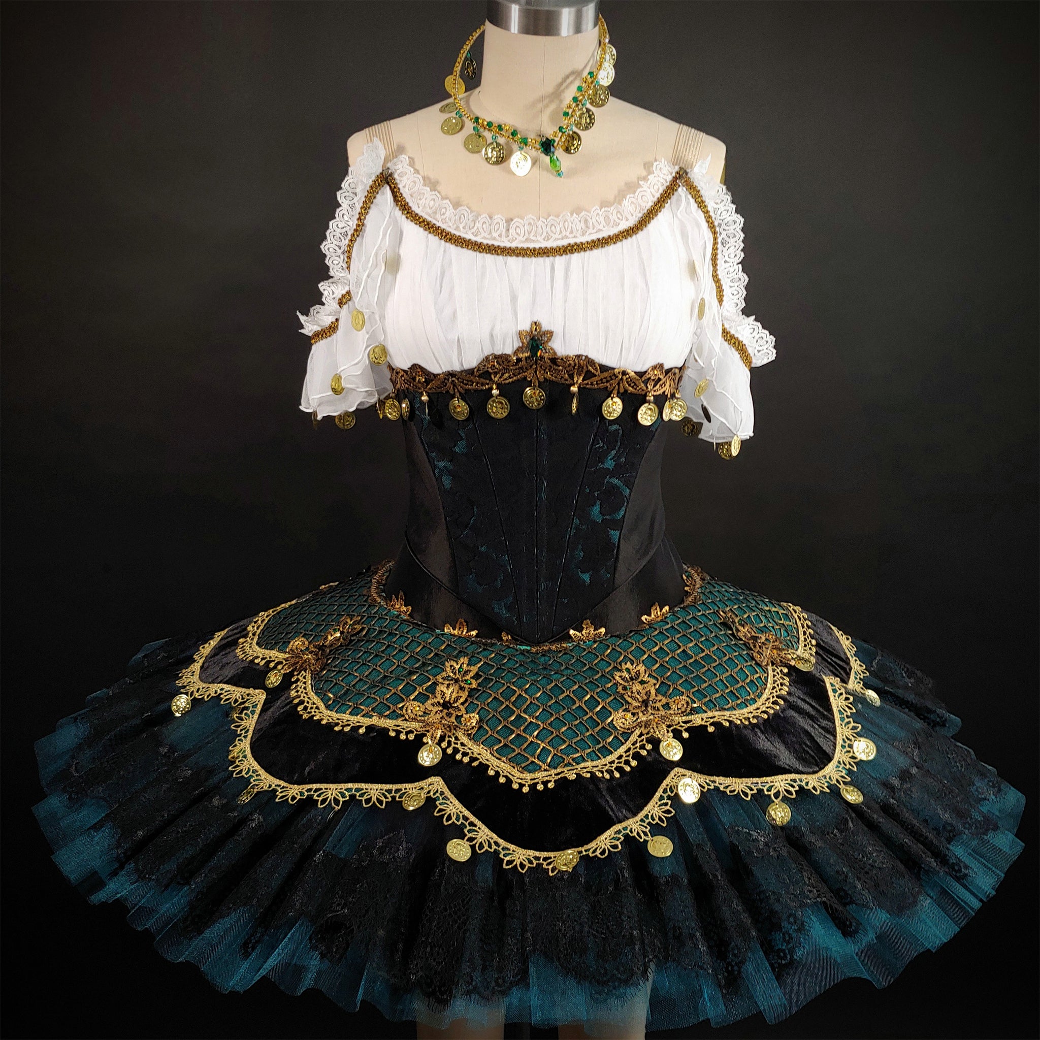 Green Esmeralda Professional Ballet Tutu Classical Tutus Green Esmeralda Professional Ballet Tutu Classical Tutus